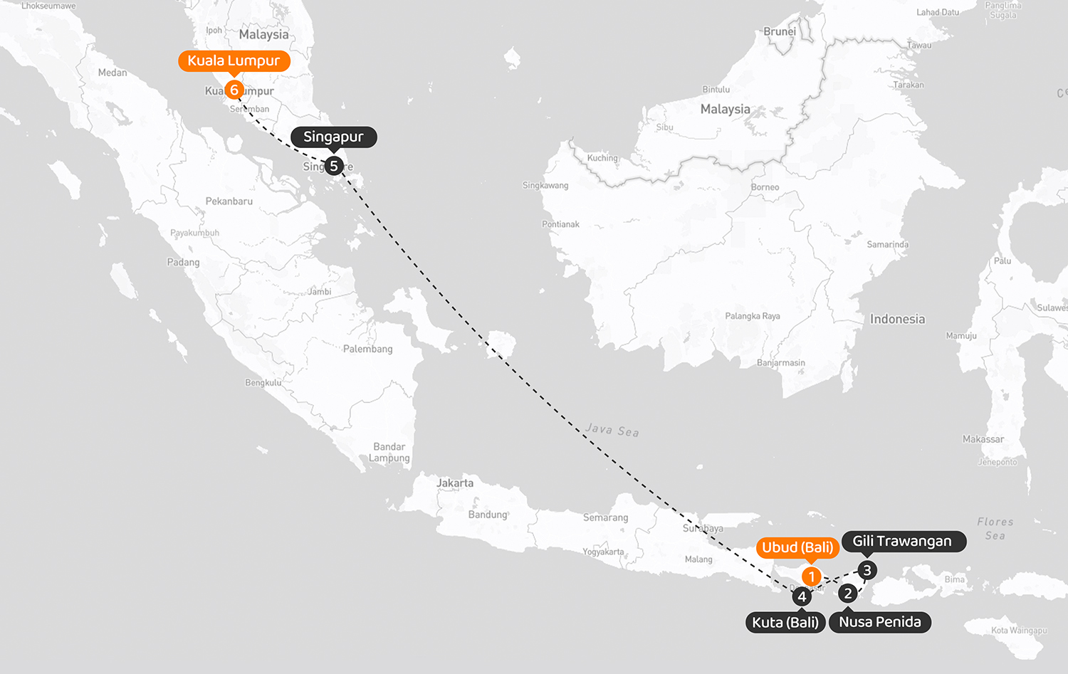 Indonesia, Singapur y Malasia – Volate Adventures