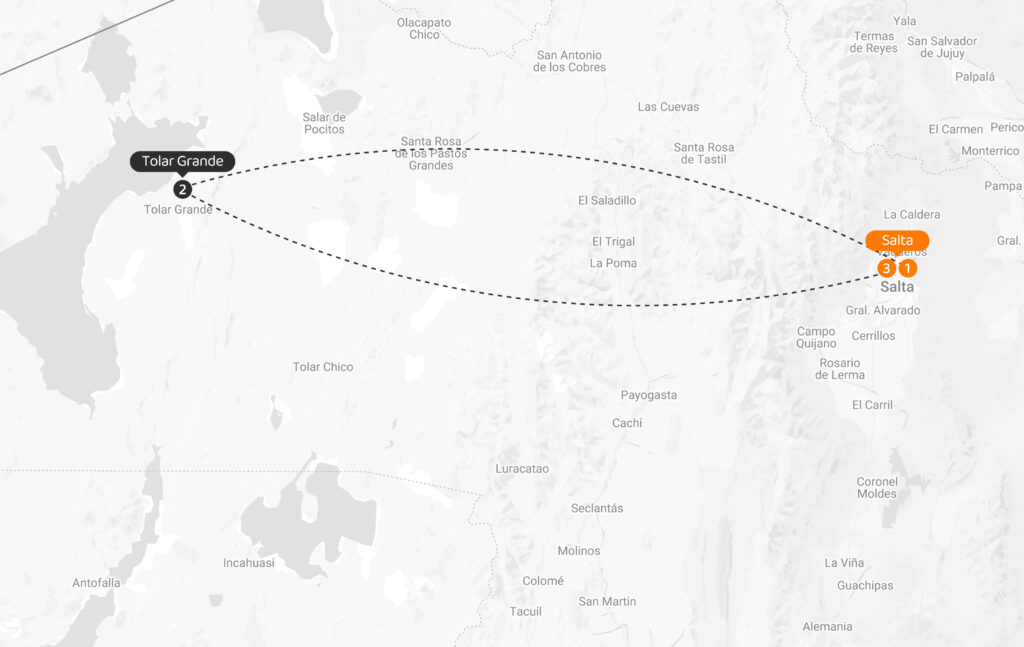 Viaje en grupo Tolar Grande, Cono de Arita, Puna Salteña Argentina desde Uruguay